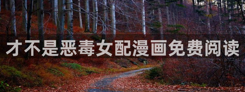 歪歪漫画sss汗汗漫画在线阅读：才不是恶毒女配漫画免费阅读